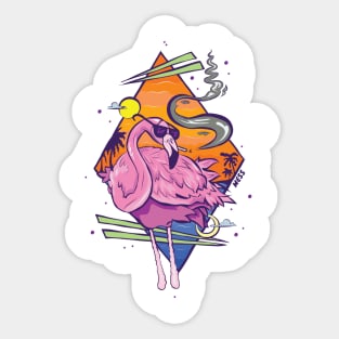 Party Flamingo Sticker